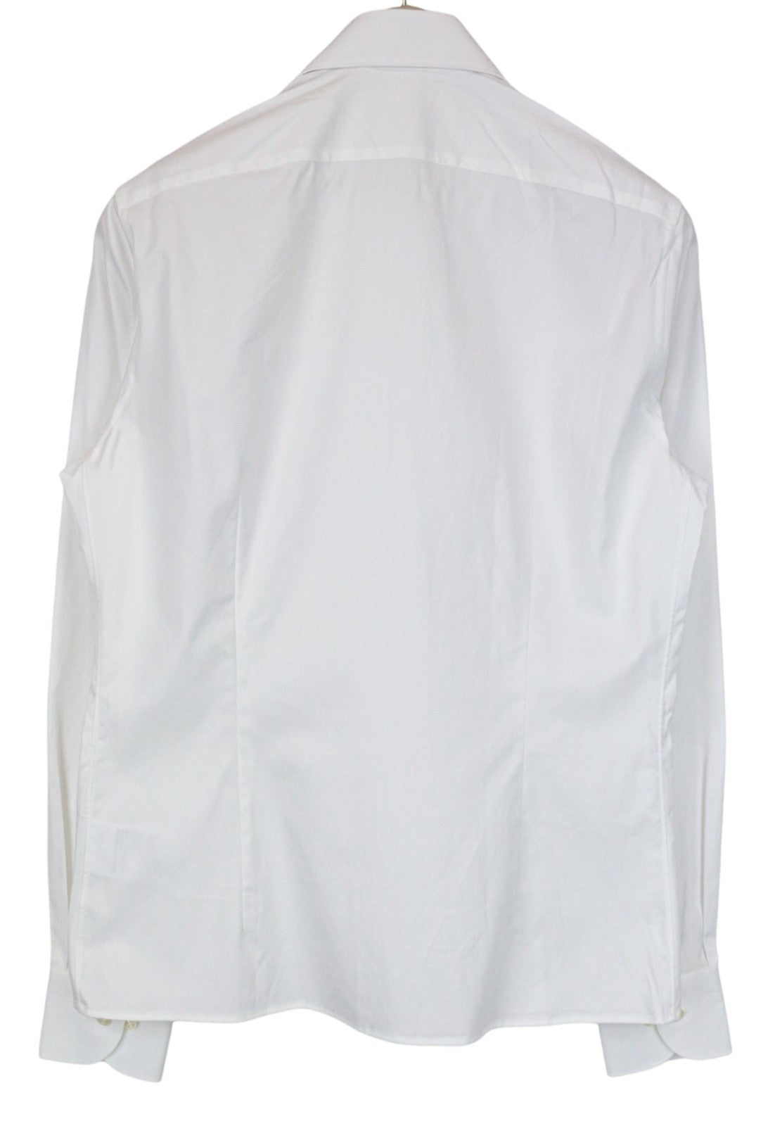 SUITSUPPLY Men's Formal Shirt 39/15 1/2 White Pure Cotton Cutaway Extra Slim
