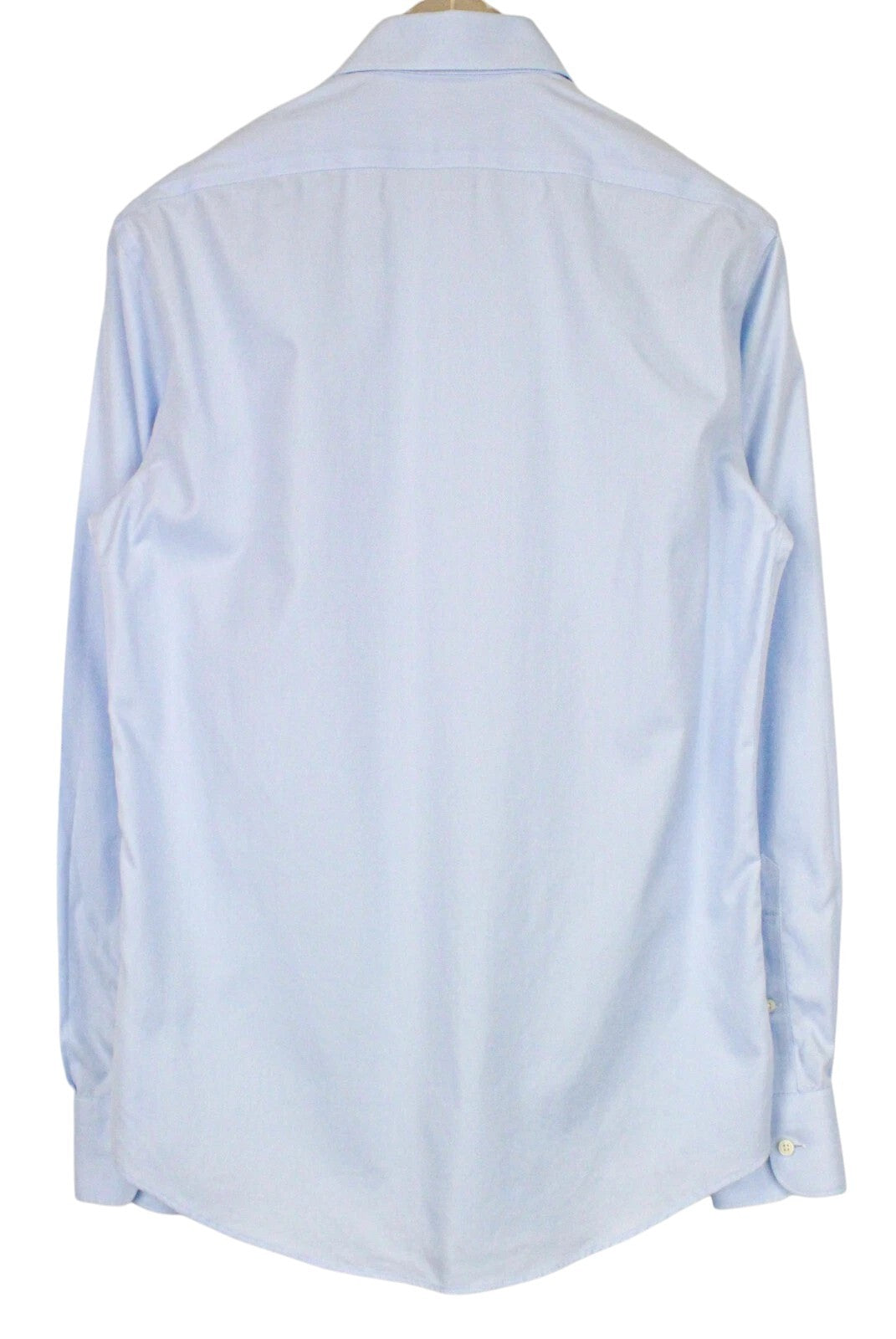 SUITSUPPLY Men's Formal Shirt 38/15 Blue Slim Pure Cotton Classic Long Sleeve