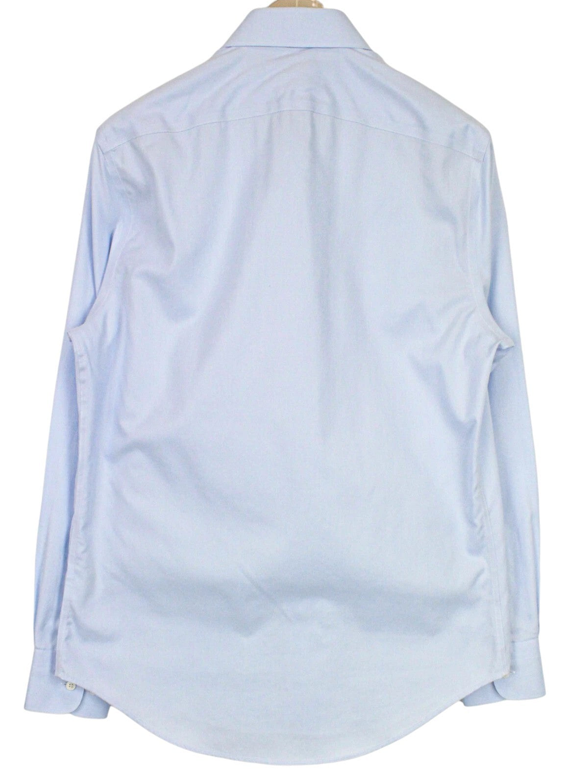 SUITSUPPLY Men's Formal Shirt 39/15 1/2 Slim Blue Pure Cotton Button-Up Long