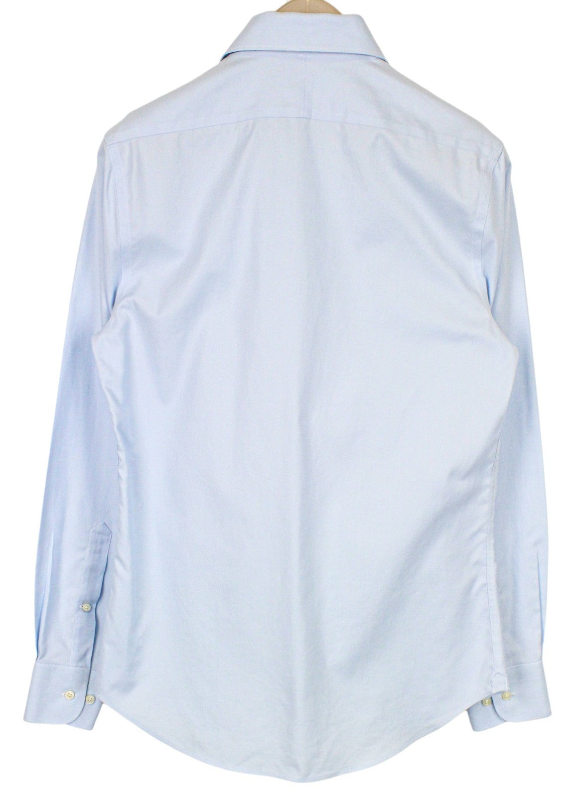 SUITSUPPLY Traveller Men's Formal Shirt 38/15 Light Blue Slim Pure Cotton