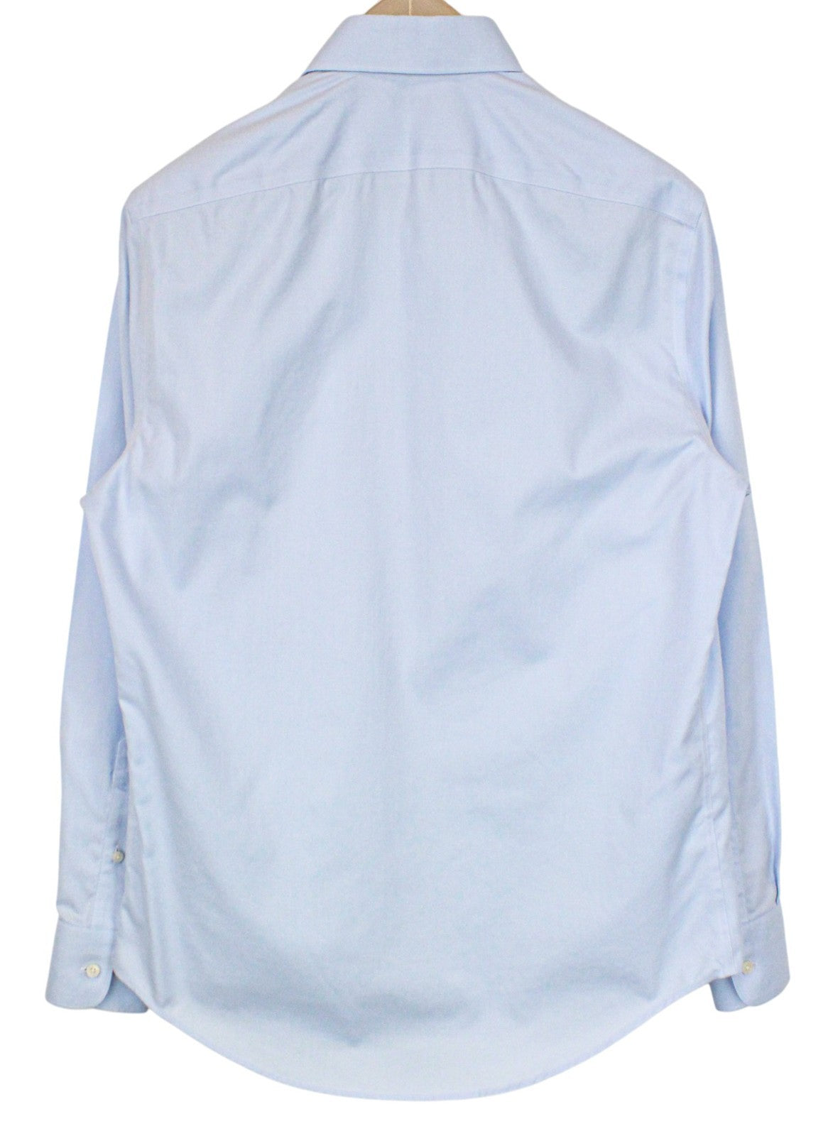 SUITSUPPLY Men's Formal Shirt 39/15 1/2 Light Blue Slim Pure Cotton Try On