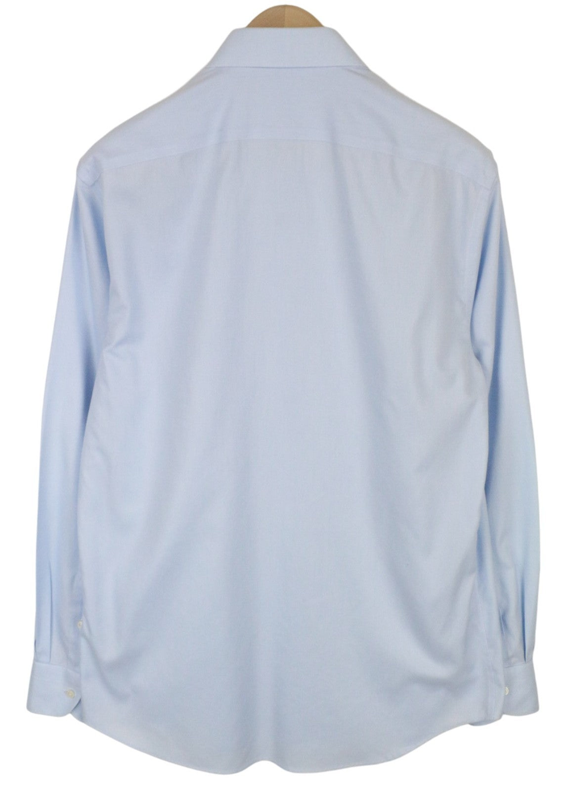 SUITSUPPLY Traveller Men's Formal Shirt 41/16 Light Blue Slim Fit Melange