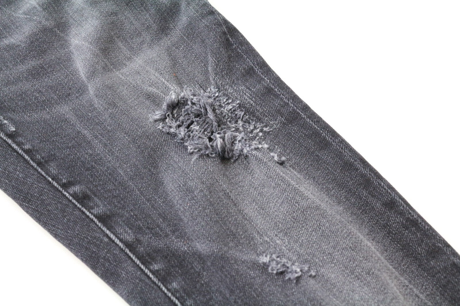 GOOD GENES Women's Jeans W27/L33 Grey Super Skinny Stretch Distress