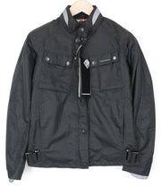 TUCANO URBANO Tina Women's Moto Jacket S Black PVC-Free Lined Windbreaker