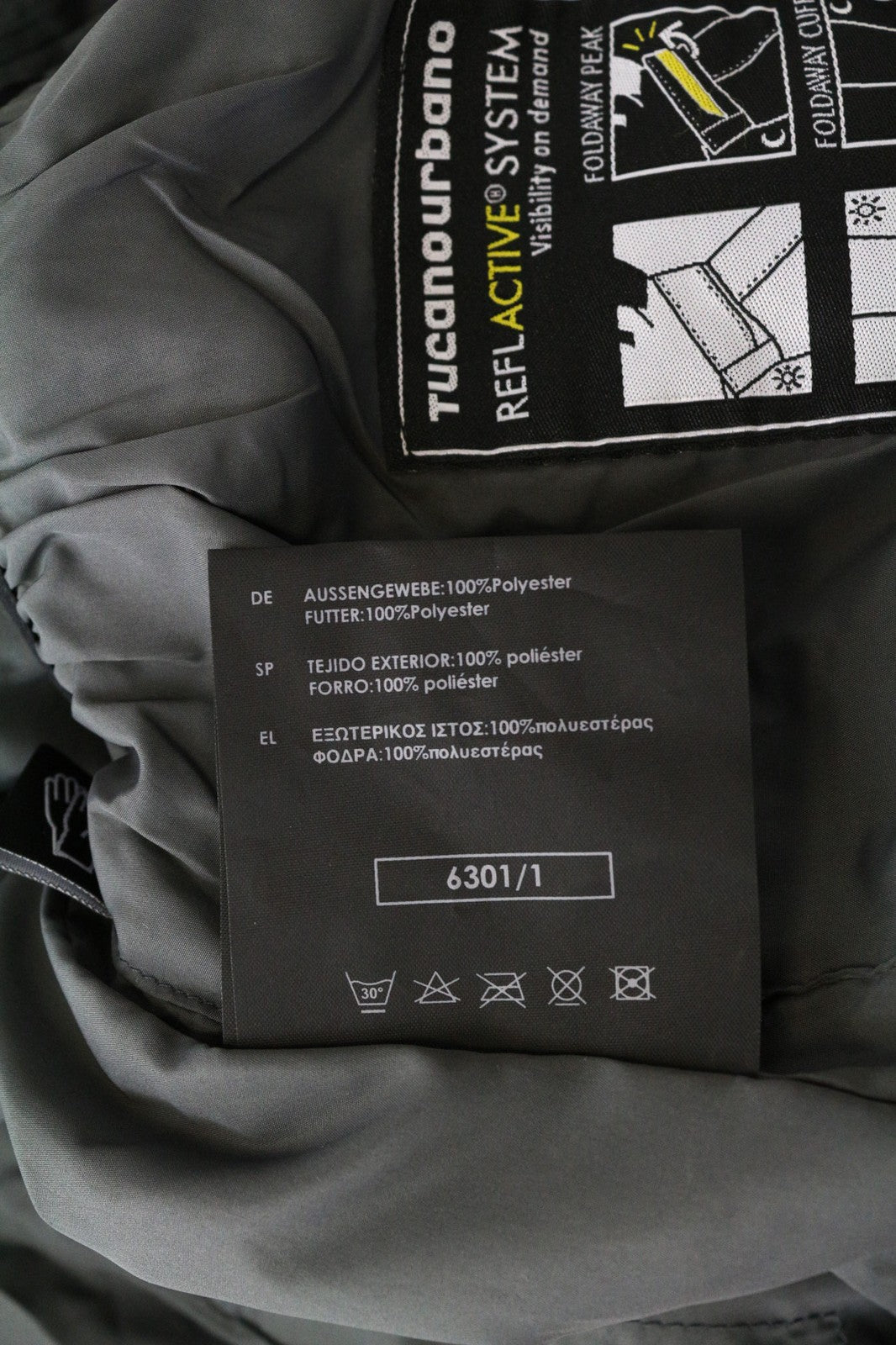 TUCANO URBANO Tina Women's Moto Jacket S Black PVC-Free Lined Windbreaker