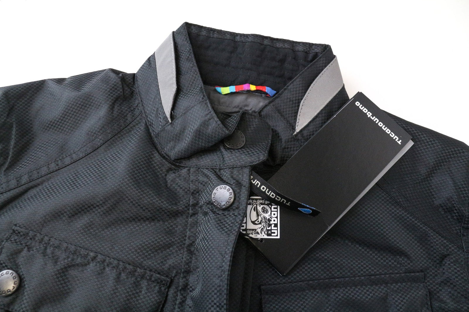 TUCANO URBANO Tina Women's Moto Jacket S Black PVC-Free Lined Windbreaker