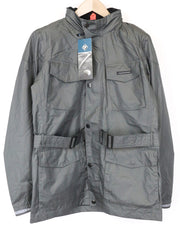 TUCANO URBANO New Tucanji Men's Grey Jacket M Waterproof Belted Moto Coat