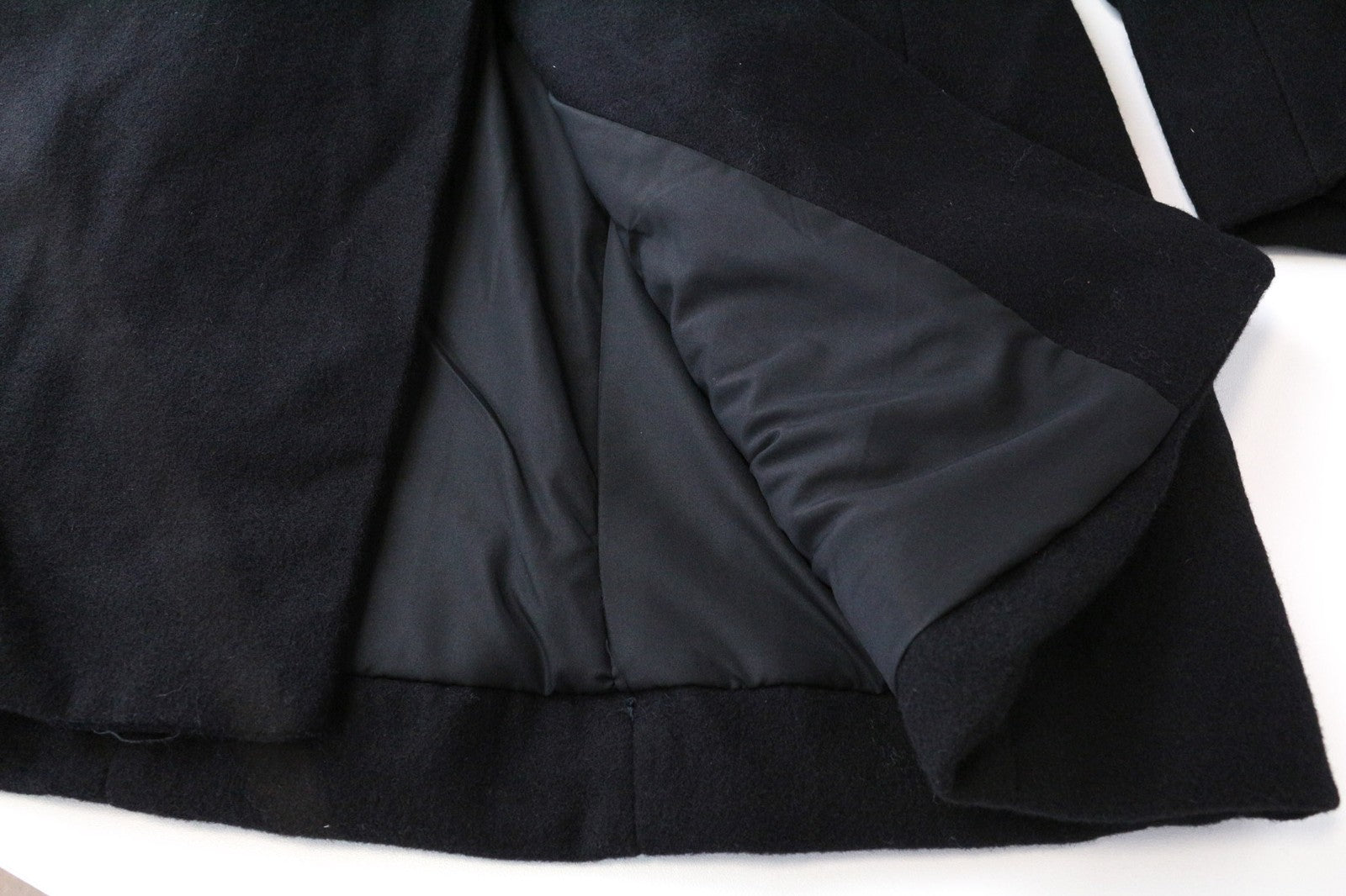 TUCANO URBANO New Carmen Women's Black IT40 Wool Blend Moto Style Coat