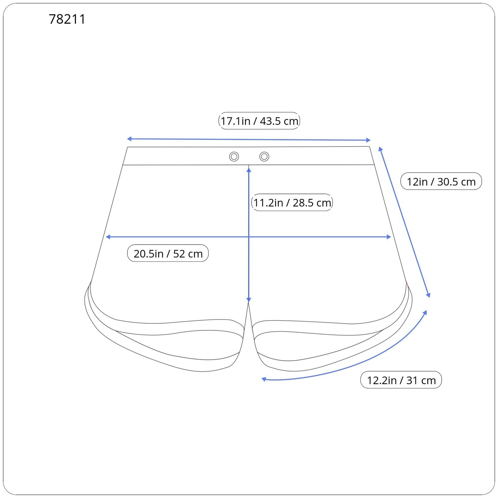 SWEATY BETTY Triple Jump Women's Blue XL Printed Sports Shorts Activewear