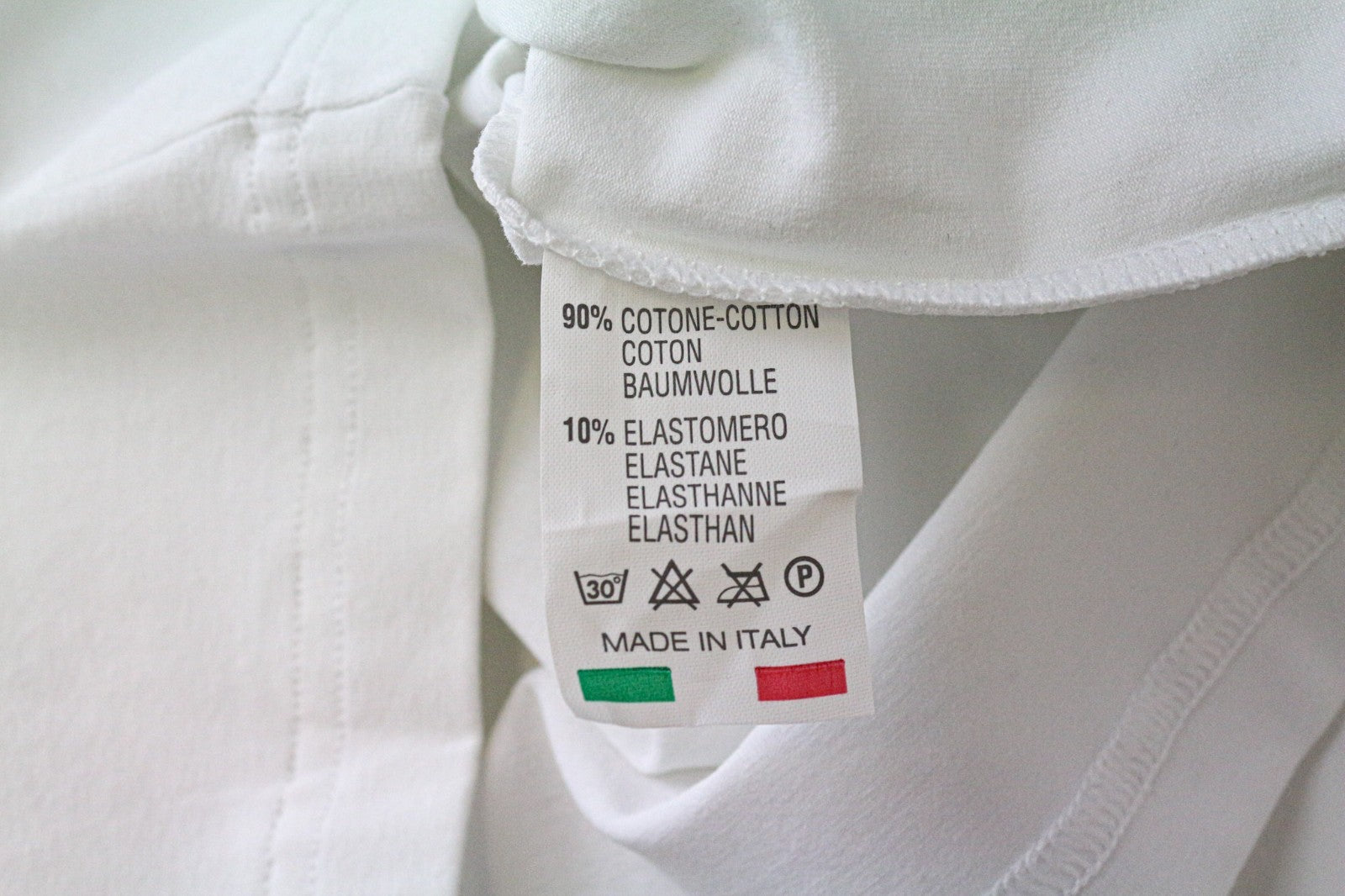 VKING Men's White Cotton Stretch T-Shirt S Short Sleeve Logo Pullover