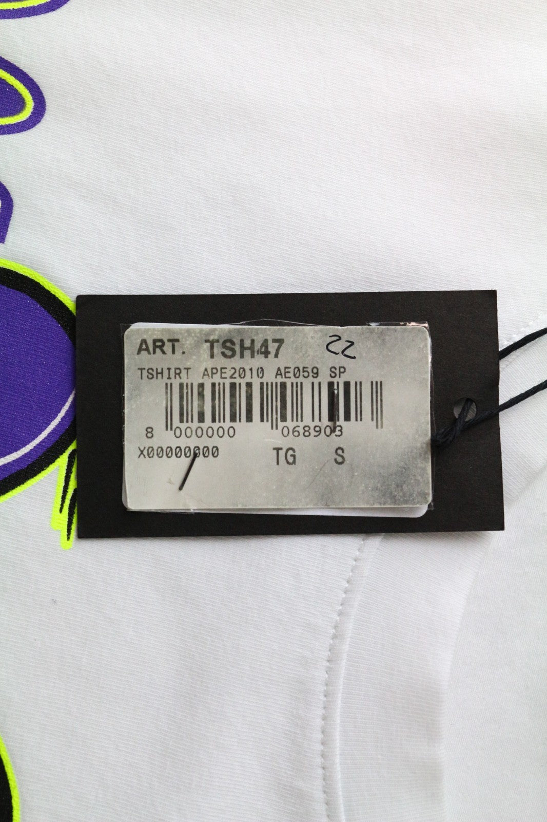 VKING Men's White Cotton Stretch T-Shirt S Short Sleeve Logo Pullover