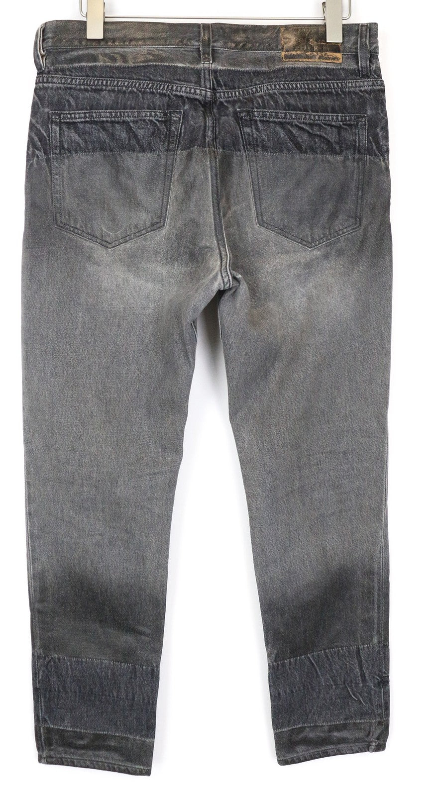 DIESEL D-5M002 089AU Men's Jeans W32/L32 Grey Tapered Fit Washed Cotton