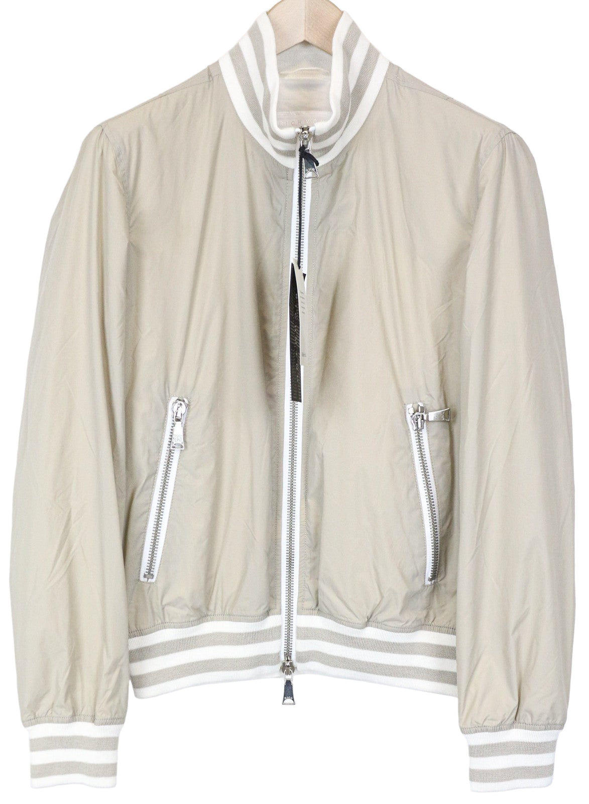 RICHMOND Men's Jacket 44 Beige Lightweight Casual Zip Long Sleeve