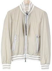 RICHMOND Men's Jacket 44 Beige Lightweight Casual Zip Long Sleeve