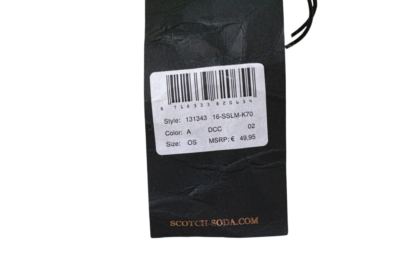 MAISON SCOTCH Women's Beige Cotton Blend Lightweight Patterned Scarf OS