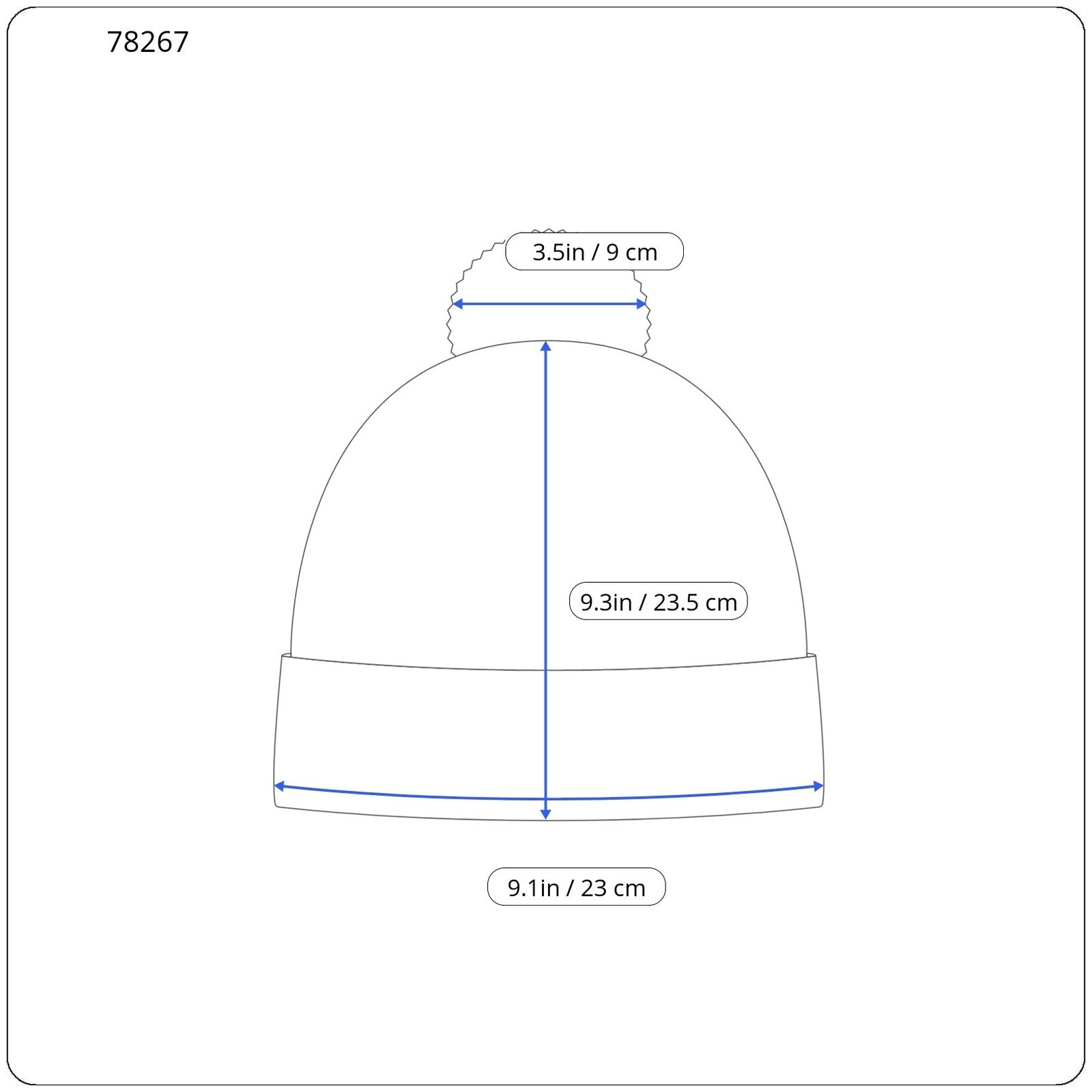 MAISON SCOTCH Women's Bright Neon Pink Pom Pom Beanie Hat OS Knit