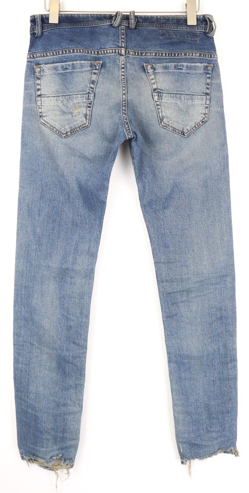 DIESEL Thommer 087AV Men's Slim W30/L32 Blue Stretch Cotton Washed Jeans