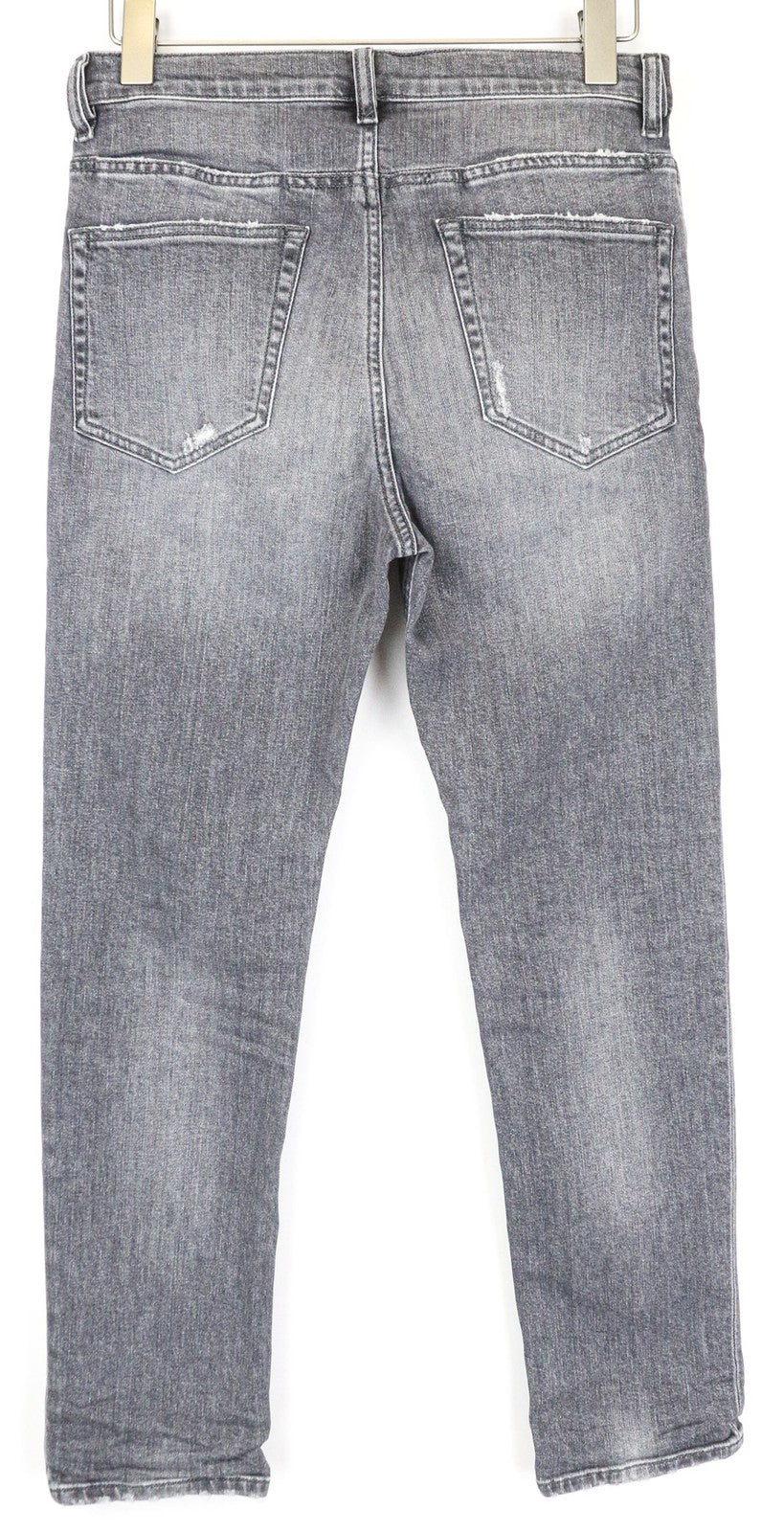 DIESEL D-Eetar 0890F Men's W28/L32 Grey Taper Fit Cotton Stretch Jeans