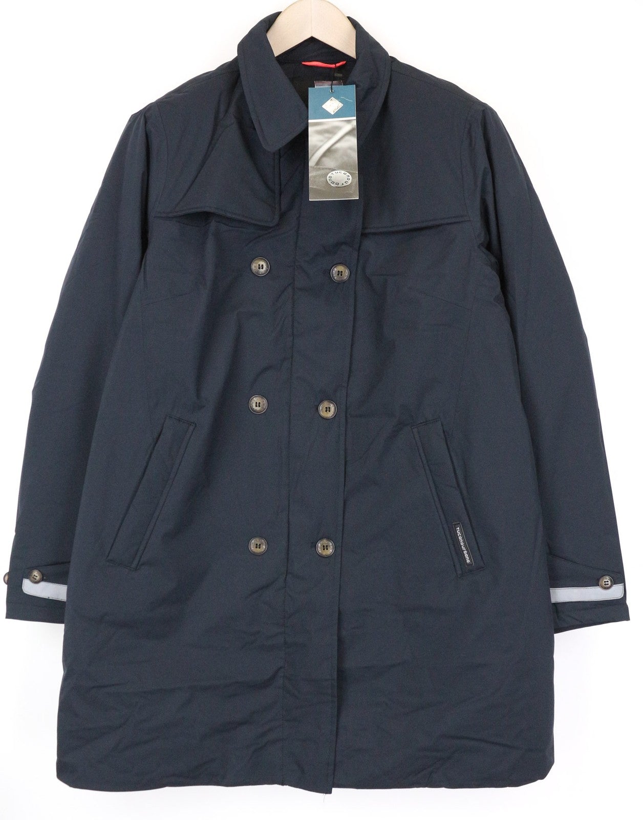 TUCANO URBANO Serissa Light Women's EU42 Navy Double Breasted Moto Jacket