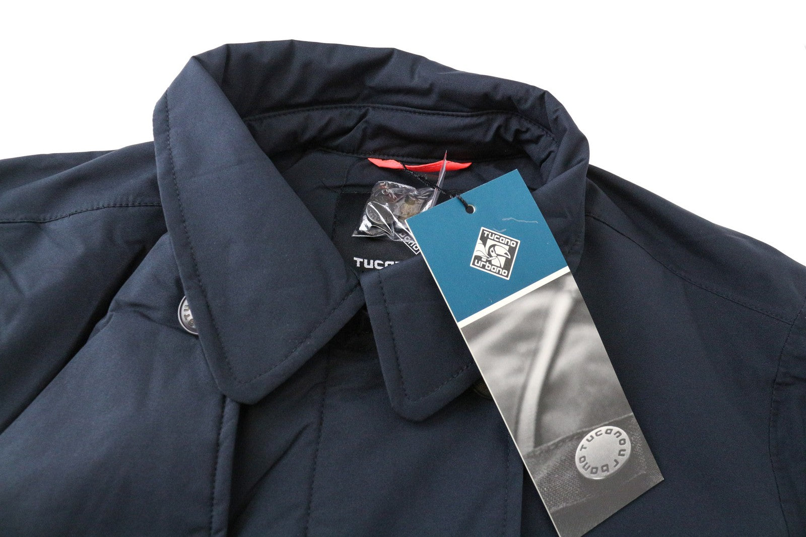 TUCANO URBANO Serissa Light Women's EU42 Navy Double Breasted Moto Jacket