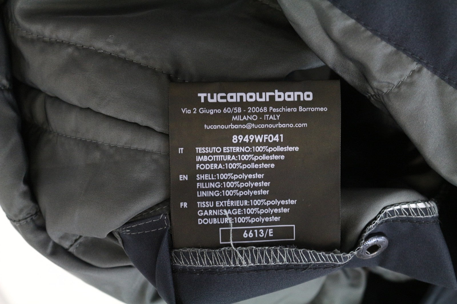 TUCANO URBANO Serissa Light Women's EU42 Navy Double Breasted Moto Jacket