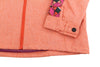 Orange Polyester Jacket