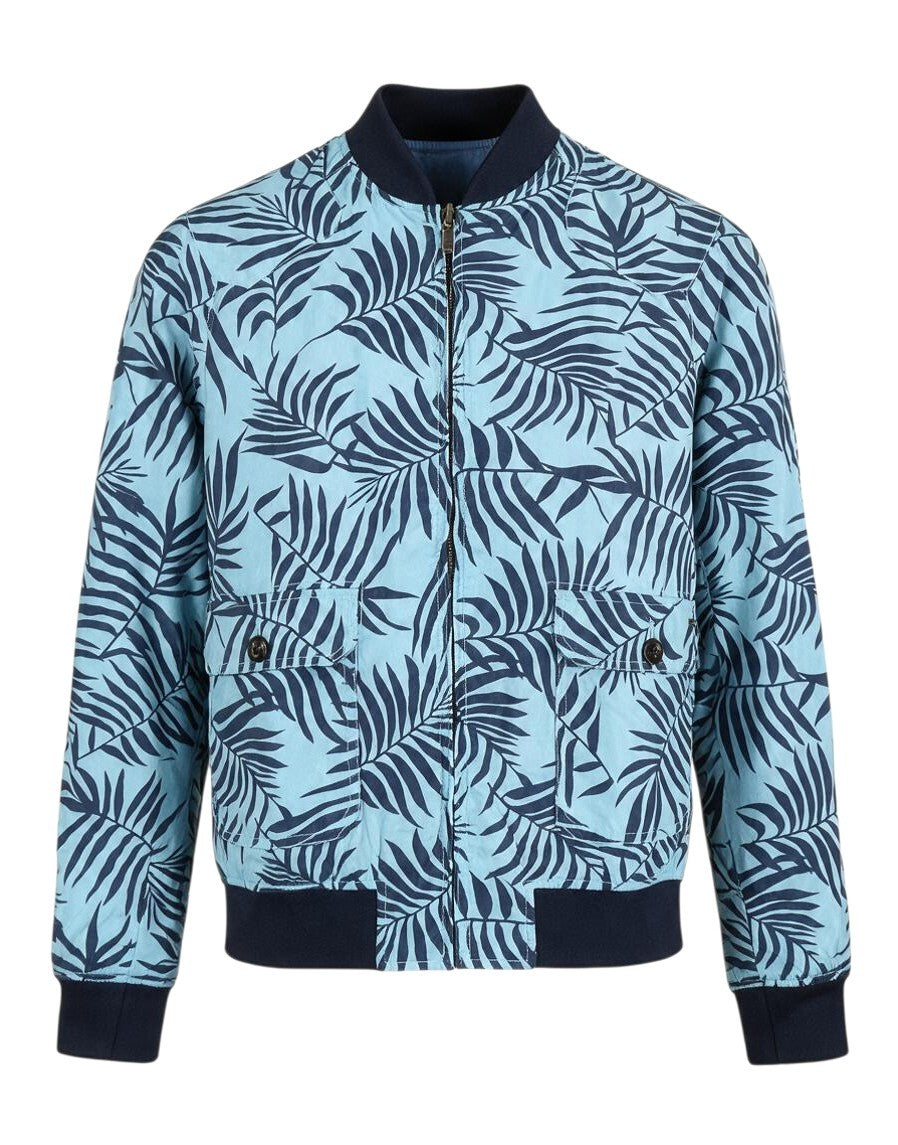 Blue Polyester Jacket