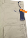 Beige Cotton Trousers