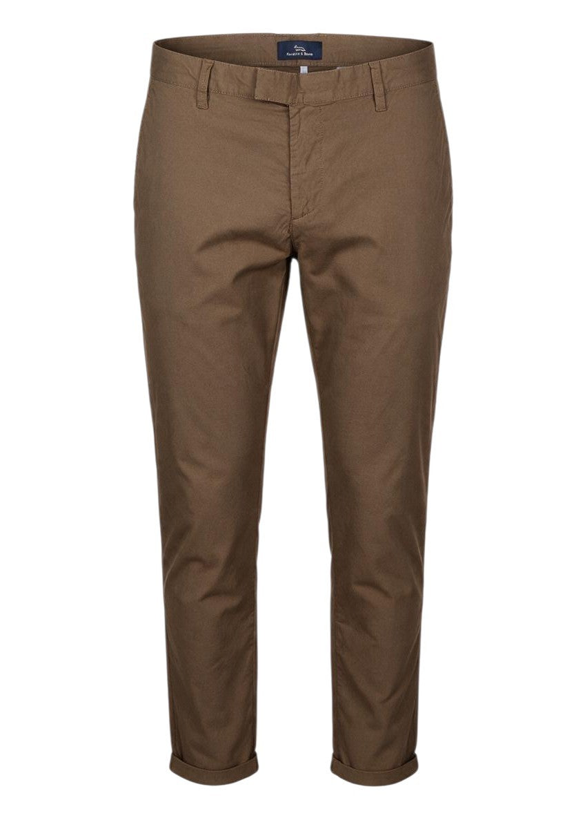 Brown Cotton Trousers
