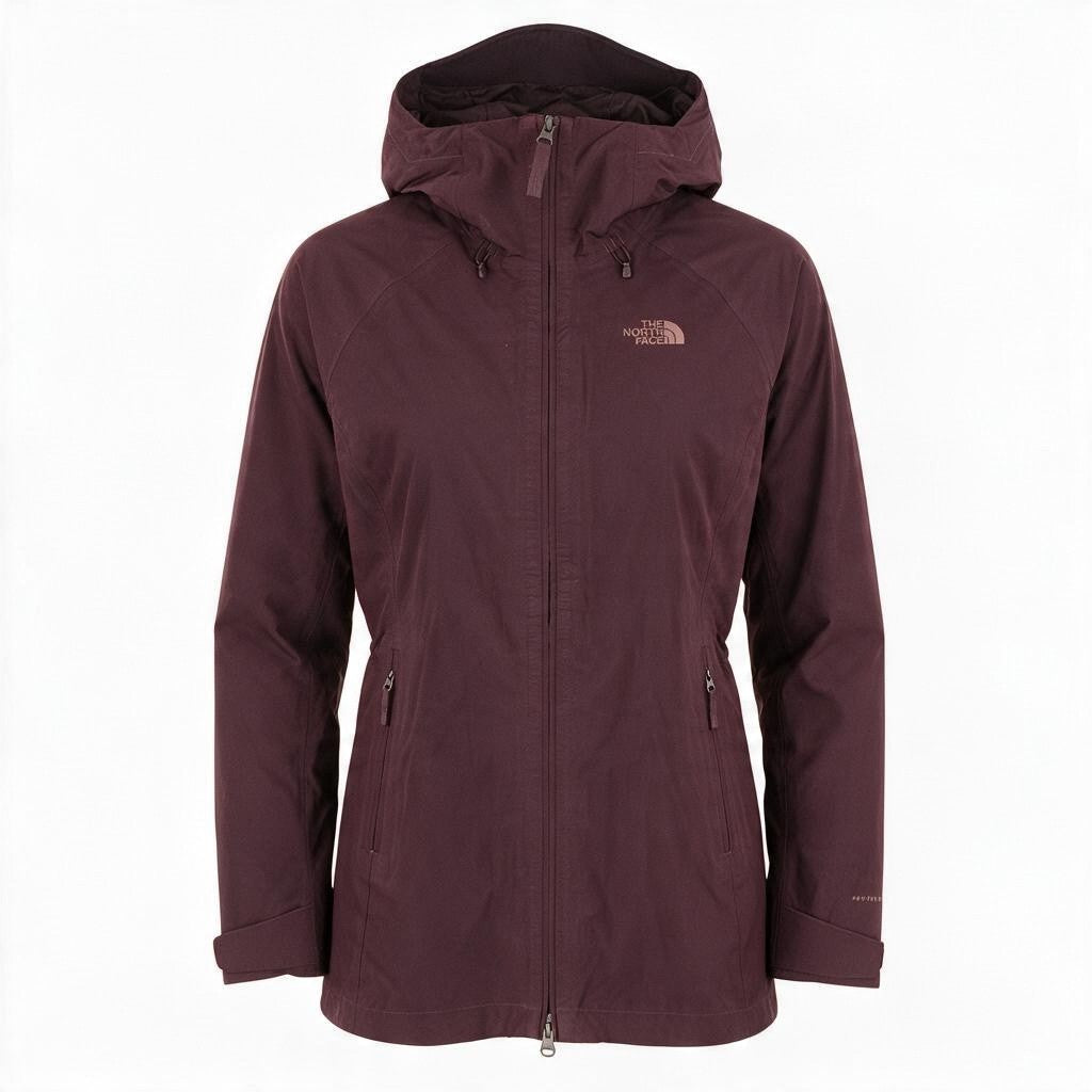 Burgundy Polyester Jacket