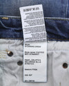 Jeans Cuffed Boy Straight Dalston Selvedge Blue Stretch
