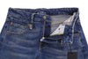 Jeans Cuffed Boy Straight Dalston Selvedge Blue Stretch