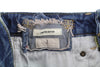 Jeans Cuffed Boy Straight Dalston Selvedge Blue Stretch