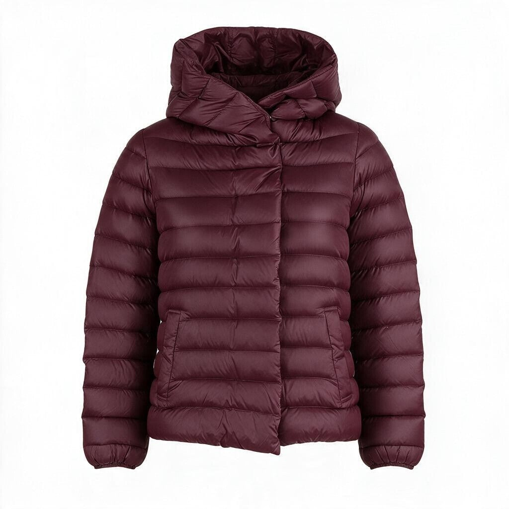 Burgundy Nylon Jacket