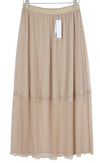 Beige Nylon Skirt