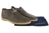 Grey Leather Desert Boots