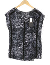 Black Viscose T-Shirt