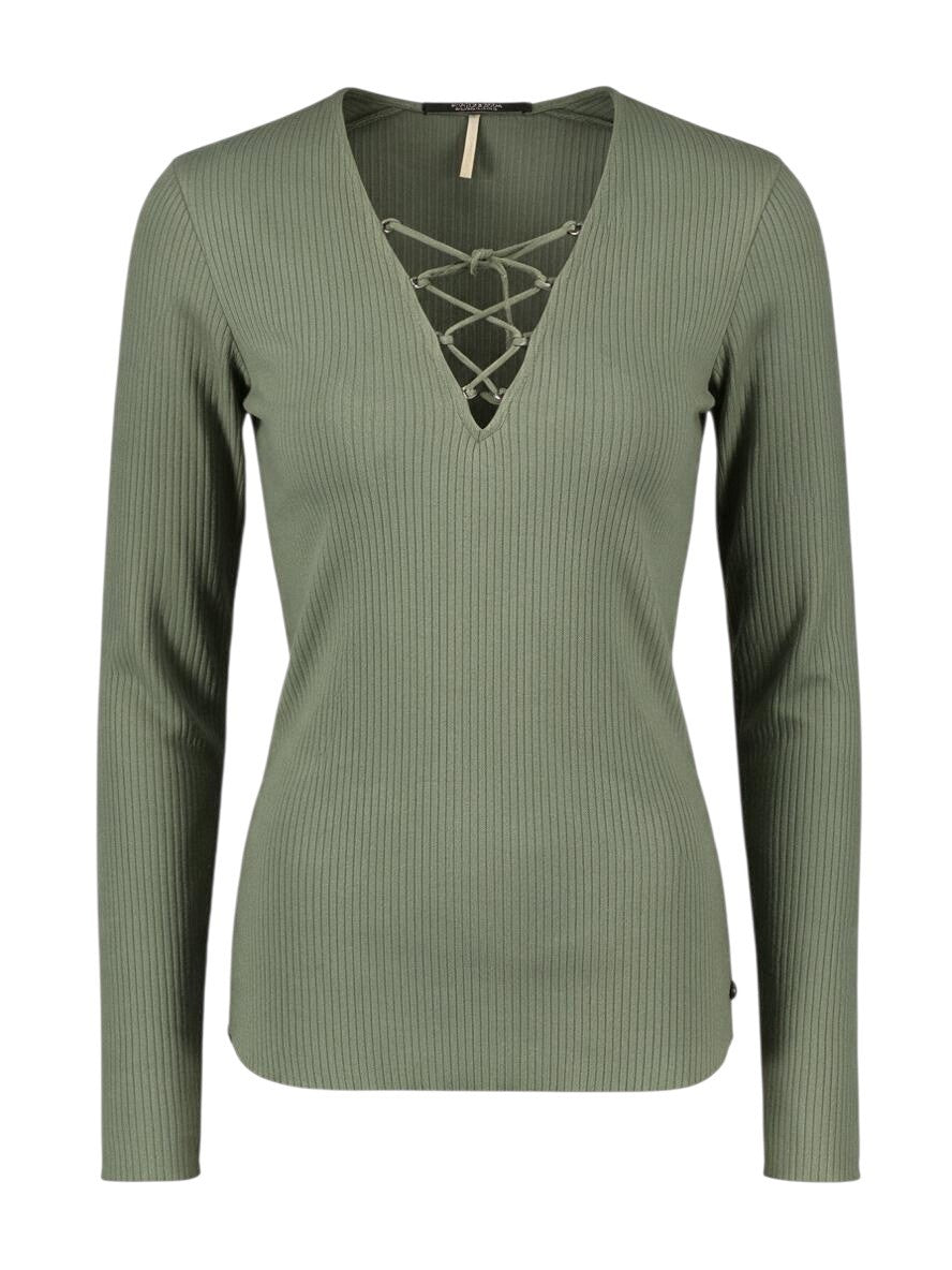 Green Viscose T-Shirt