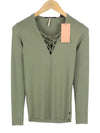 Green Viscose T-Shirt