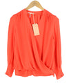 Orange Polyester Blouse