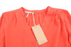 Orange Polyester Blouse