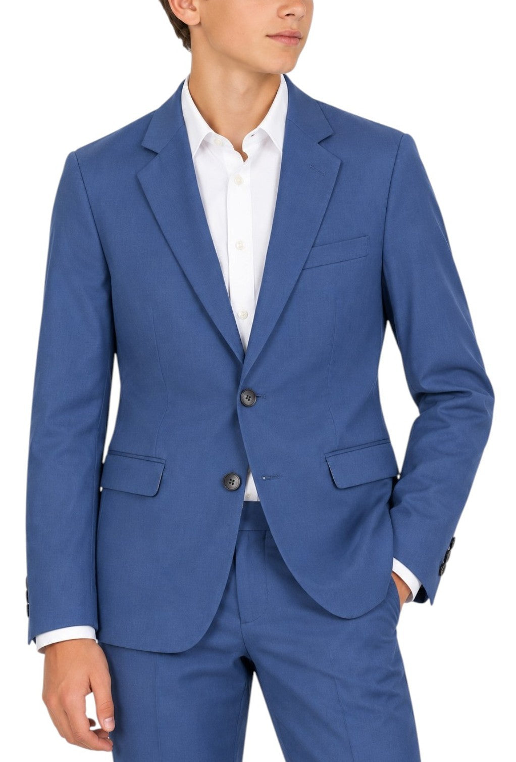Blue Cotton Blazer