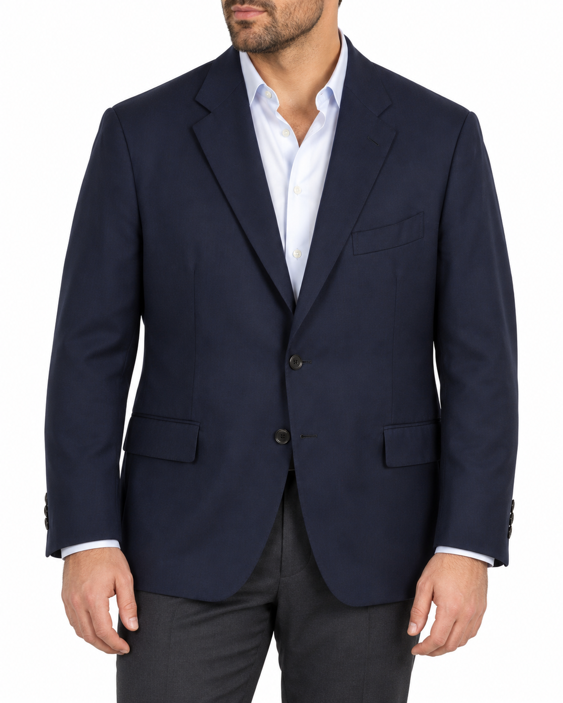 Blue Wool Blazer