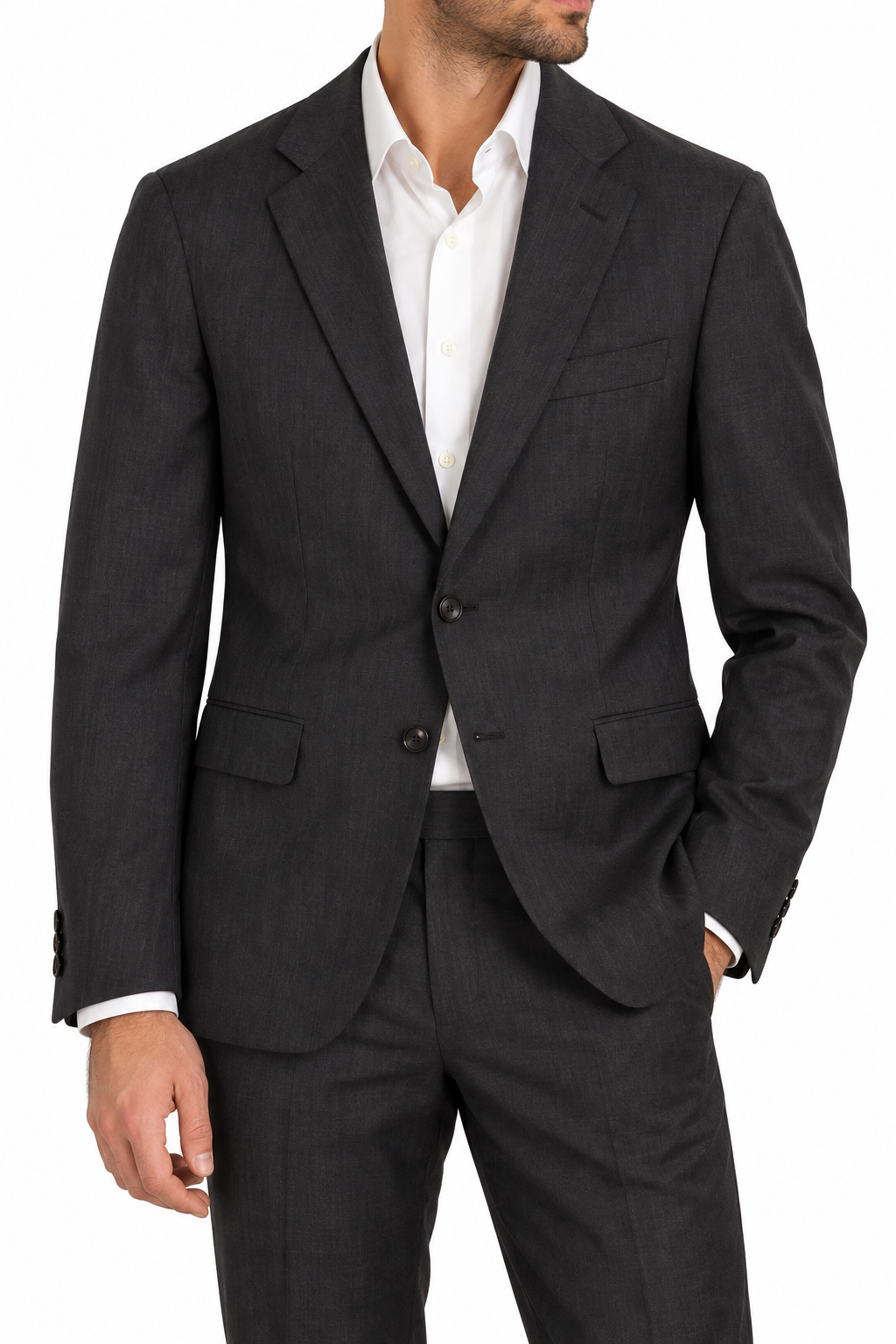 Grey Wool Blazer