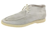 Grey Leather Desert Boots