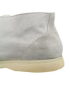 Grey Leather Desert Boots