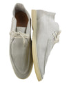 Grey Leather Desert Boots