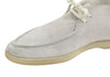 Grey Leather Desert Boots