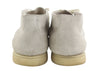 Grey Leather Desert Boots
