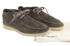 Grey Leather Desert Boots